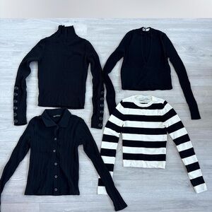 Zara & Bershka Knit Top Bundle